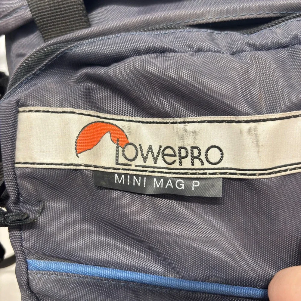 Lowepro Mini Mag P Camera Bag Grey Black Padded Shoulder Strap Travel Case